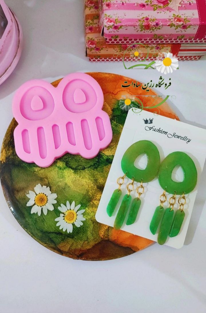 قالب سیلیکونی گوشواره آویزدار