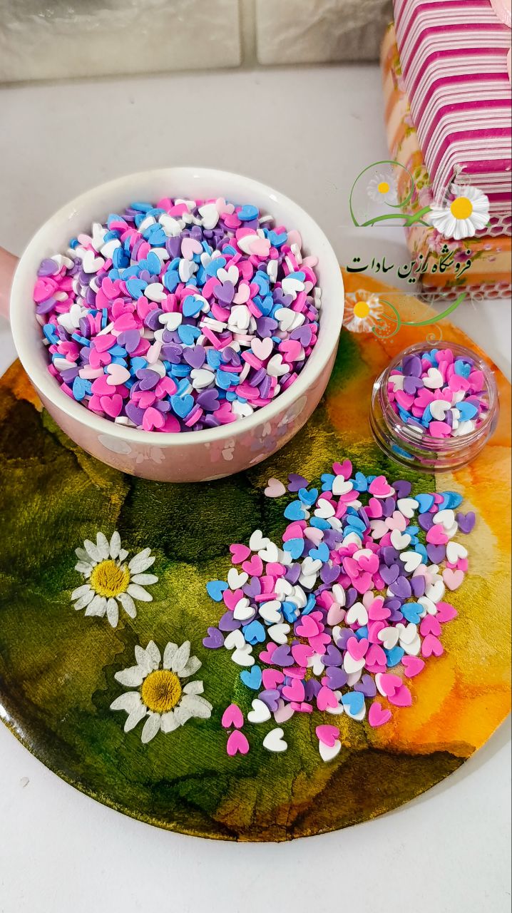 فیموی قلب رنگی