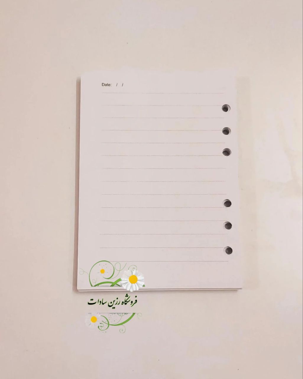 کاغذ خط دار دفترچه ۵۰ برگی